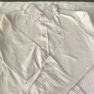 Hollister long sleeve striped cotton shirt. Size M